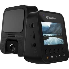 Autokamera TrueCam H25 GPS 4K (s hlásením radarov) čierna