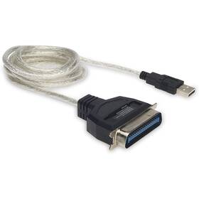 Kábel Digitus USB/LPT (Tlačiareň), 1,8m (DC USB-PM1) biely