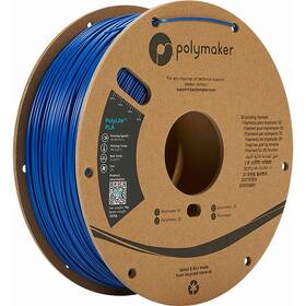Tlačová struna (filament) Polymaker PolyLite PLA, 1,75 mm, 1 kg (PA02005) modrá
