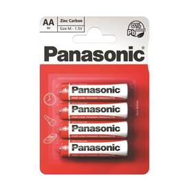 Batérie zinkovo-uhlíková Panasonic AA, R06, blister 4ks (R6RZ/4BP)