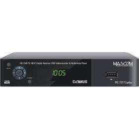 Set-top box Mascom MC721T2 HD PLUS Senior čierny