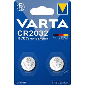 Batéria lítiová Varta CR2032, blister 2ks (6032101402)