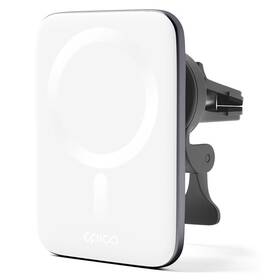 Držiak na mobil Epico Ultrathin Wireless MagSafe (9915101300218) strieborný/biely