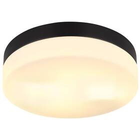 LED stropné svietidlo GLOBO Vranos, 24 cm (9007371437764) čierne