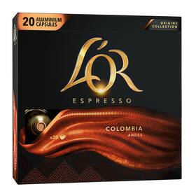 Kapsuly pre espressá L'or Espresso Colombia, 20 ks