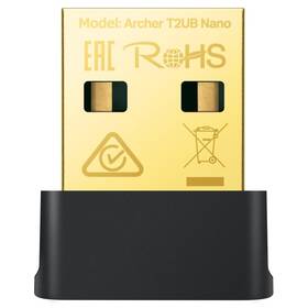 Wi-Fi adaptér TP-Link Archer T2UB Nano, Wi-Fi a Bluetooth (Archer T2UB Nano) čierny