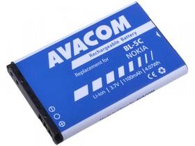 Batéria Avacom pre Nokia 6230, N70, Li-Ion 1100mAh (náhrada BL-5C) (GSNO-BL5C-S1100A)