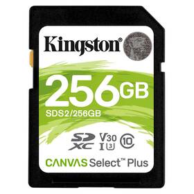 Pamäťová karta Kingston Canvas Select Plus SDXC 256GB UHS-I U3 (100R/85W) (SDS2/256GB)