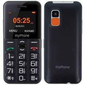 Mobilný telefón myPhone HALO EASY (TELMY10EASYBK) čierny
