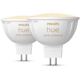 Inteligentná žiarovka Philips Hue 5,1 W, MR16, GU5,3, White Ambiance, 2 ks (929003575202)