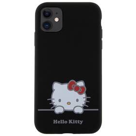 Kryt na mobil Hello Kitty Liquid Silicone Daydreaming na Apple iPhone 11 (HKHCN61SKCDKK) čierny