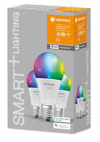 Inteligentná žiarovka LEDVANCE SMART+ WiFi Classic Multicolour 9.5W E27 3ks (4058075485815)