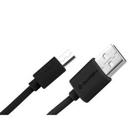 Kábel GoGEN USB/micro USB, 0,9m (MICUSB 100 MM12) čierny