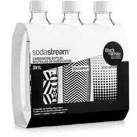 Fľaša SodaStream 1l TriPack Fuse Black&White