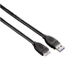 Kábel Hama USB 3.0 / USB Micro B, 0,75 m (53749) čierny