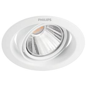 Vstavané svietidlo Philips Pomeron Dim 070, 7W, teplá biela (8718696173817) biele