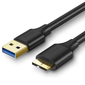 Kábel UGREEN USB 3.0/Micro USB 3.0, 0,5m (10840) čierny
