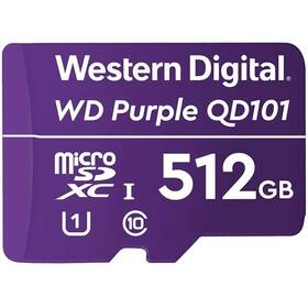 Pamäťová karta Western Digital Purple microSDXC 512GB UHS-I U1 (WDD512G1P0C)