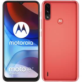 Mobilný telefón Motorola Moto E7 Power (PAMH0003PL) červený