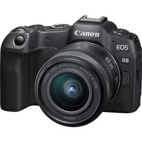 Digitálny fotoaparát Canon EOS R8 RF + 24-50 mm f/4.5-6.3 IS STM (5803C013) čierny