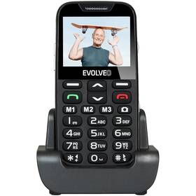 Mobilný telefón Evolveo EasyPhone XD - seniorský (EP-600-XDB) čierny