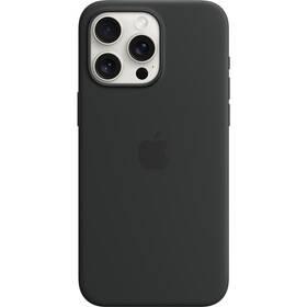 Kryt na mobil Apple Silicone Case s MagSafe pro iPhone 15 Pro Max - černý (MT1M3ZM/A)