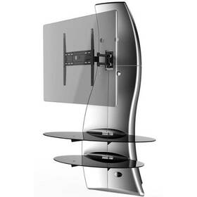 Držiak na TV Meliconi Ghost Design 2000 Rotation pre uhlopriečky 32" až 70", nosnosť 30 kg (488089) strieborný - rozbalený - 24 mesiacov záruka