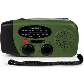 Rádioprijímač Thomson RT260 čierny/zelený