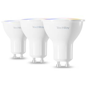 Inteligentná žiarovka TechToy RGB, 4,5W, GU10, 3ks (TSL-LIG-GU10-3PC)