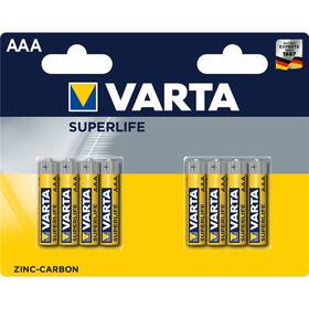 Batérie zinkovo-uhlíková Varta Superlife AAA, R6P, blister 8ks (2003101418)