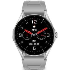 Inteligentné hodinky Aligator Watch AMOLED (AW09SR) strieborné