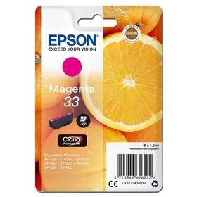 Cartridge Epson 33, 300 strán (C13T33434012) purpurová farba