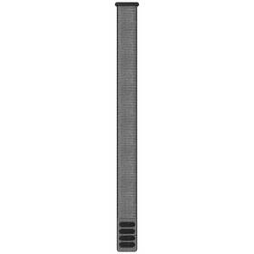 Remienok Garmin UltraFit 22 mm, nylonový, sivý, na suchý zips (010-13306-11)