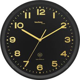 Nástenné hodiny TechnoLine WT 8500-1 čierne/zlaté