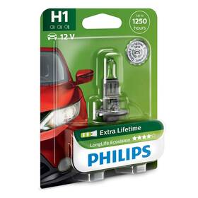 Autožiarovka Philips LongLife EcoVision H1, 1ks (12258LLECOB1)