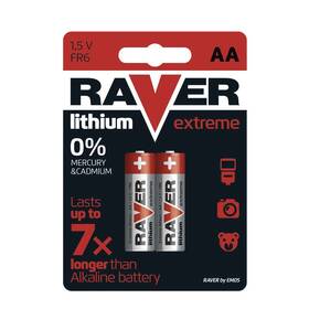 Batéria lítiová GP Raver AA, LR6, blister 2ks (B7821)