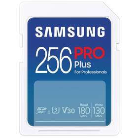 Pamäťová karta Samsung SDXC PRO+ 256GB UHS-I U3 (180R/130W) (MB-SD256S/EU)