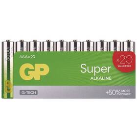 Batéria alkalická GP Super Alkaline AAA (LR03), 20 ks (B0110L)