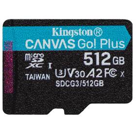 Pamäťová karta Kingston Canvas Go! Plus MicroSDXC 512GB UHS-I U3 (170R/90W) (SDCG3/512GBSP)