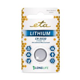 Batéria lítiová ETA PREMIUM CR2032, blister 1ks (CR2032LITH1)