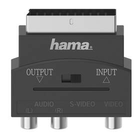 Redukcia Hama SCART / 3 cinch AV + S-video, IN/OUT (205268)