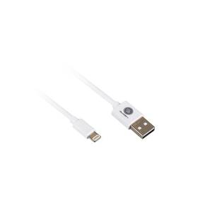 Kábel GoGEN USB/Lightning, 0,9m (LIGHTN 100 MM01) biely