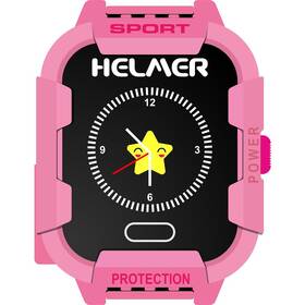 Inteligentné hodinky Helmer LK 708 dětské s GPS lokátorem (Helmer LK 708 P) ružové
