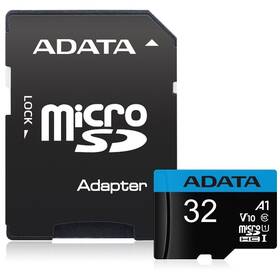 Pamäťová karta ADATA Premier Micro SDHC 32GB UHS-I (85R/20W) + adaptér (AUSDH32GUICL10A1-RA1)