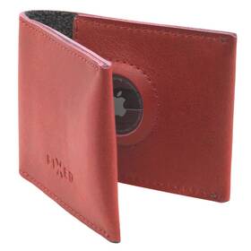Peňaženka FIXED Wallet pre AirTag z pravej hovädzej kože (FIXWAT-SMMW2-RD) červená