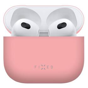Puzdro FIXED Silky pro Apple Airpods 3 (2021) (FIXSIL-816-PI) ružové