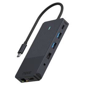 USB Hub Rapoo 12-in-1 USB-C Multiport (UCM-2006) čierny