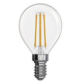 LED žiarovka EMOS Filament Mini Globe, 3,4 W, E14, teplá biela (ZF1220)
