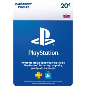 Predplatená karta Sony PLAYSTATION STORE – DÁRKOVA KARTA 20 EUR - pouze pro SK PS Store (PS719899440)