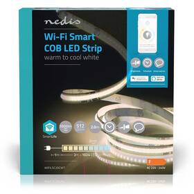 LED pásik Nedis SmartLife, Wi-Fi, teplá až studená biela, 2m (WIFILSC20CWT)